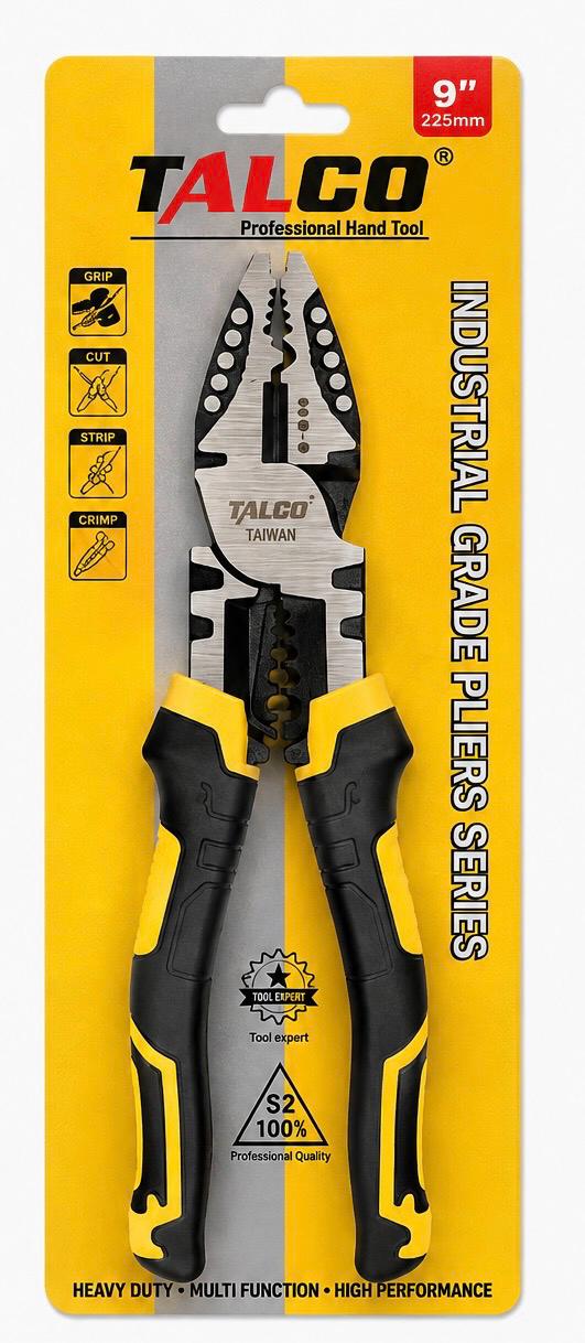 Combination Plier 9" MULTI FUNCTION HEAVY DUTY